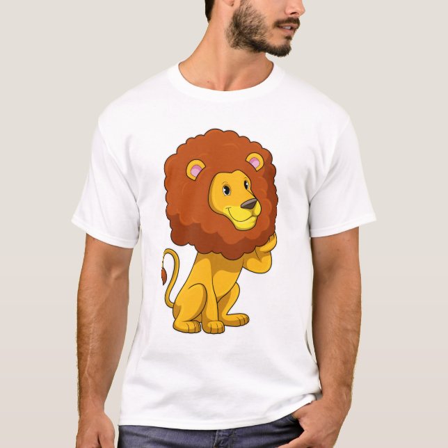 T-shirt Lion avec boucles (Devant)