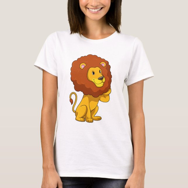 T-shirt Lion avec boucles (Devant)