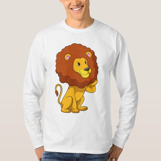 T-shirt Lion avec boucles (Devant)