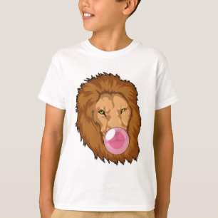 T-shirt Lion avec gomme Bubble