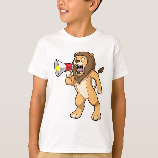 T-shirt Lion avec microphone (Devant)