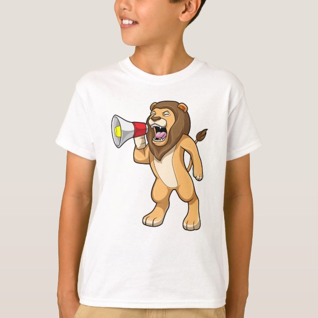 T-shirt Lion avec microphone (Devant)