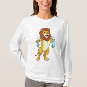 T-shirt Lion avec serviette pour douche