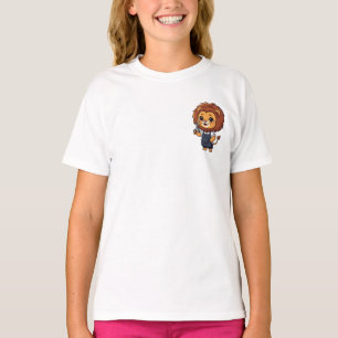 T-shirt Lion Barber Amical Enfants