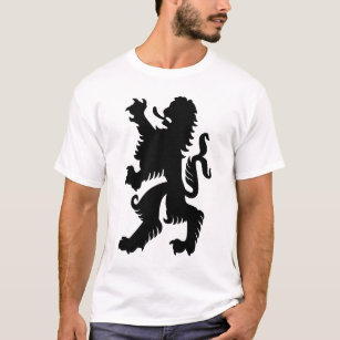 T-shirt Lion bavarois noir