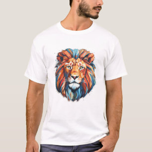 T-shirt Lion Beast Animal World Faune Beauté Découverte