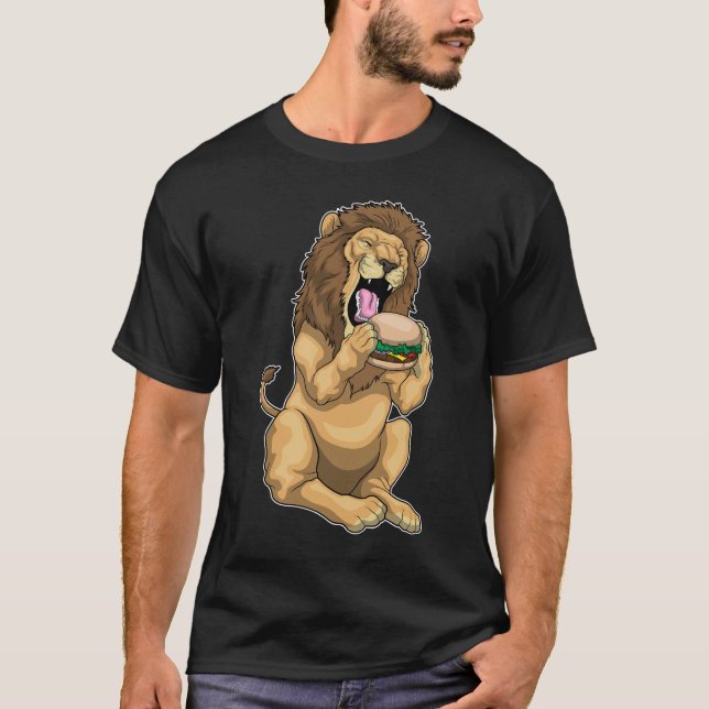 T-shirt Lion Burger (Devant)