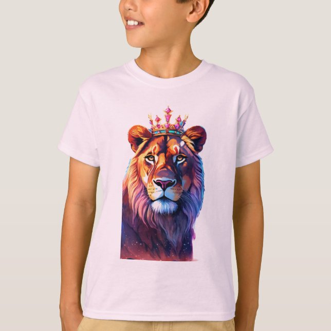 T-shirt Lion céleste (Devant)