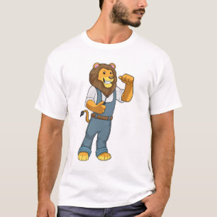 T-shirt Lion comme tournevis de Handyman