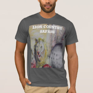 T-shirt Lion Country Safari Designer Tee - shirt