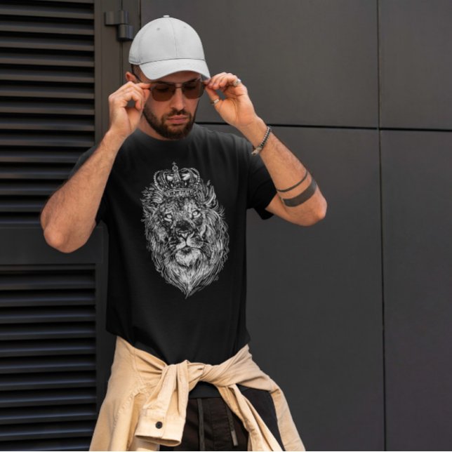T-shirt Lion couronné (Créateur téléchargé)