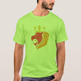 T-shirt Lion couronné par reggae de Rasta