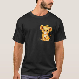 T-shirt Lion Cub Imaginaire sauvage Art