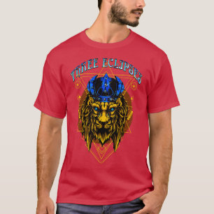 T-shirt Lion Cyberpunk Dystopique Futuriste Postmoderne Sc