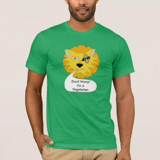 T-shirt Lion d'abeille d'oeil personnalisé
