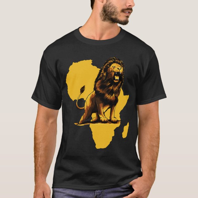 T-shirt Lion d'Afrique (Devant)