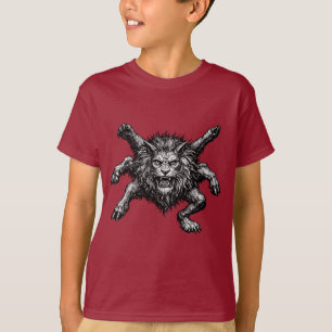 T-shirt Lion de Buer du Royaume Creux