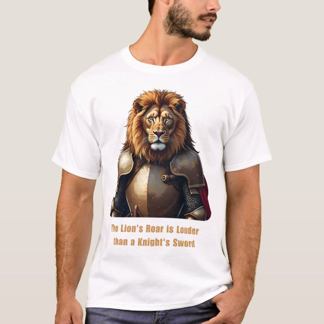 T-shirt Lion de chevalier (Devant)