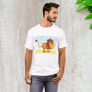 T-shirt Lion de dessin animé drôle au soleil Safari Animal
