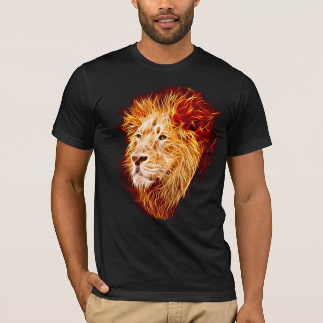 T-shirt Lion de feu (Devant)