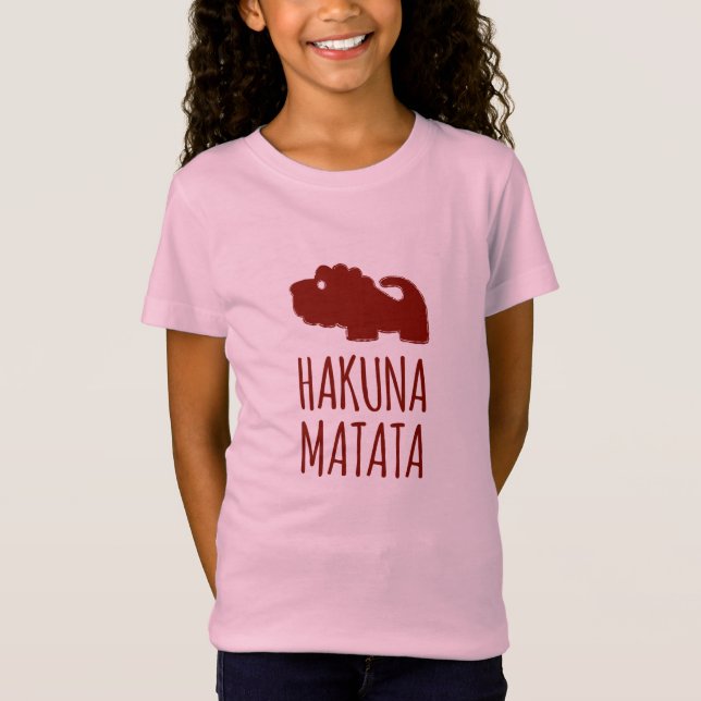 T-Shirt Lion de Hakuna Matata (Devant)