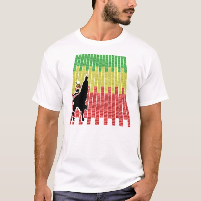 T-shirt lion de jah (Devant)