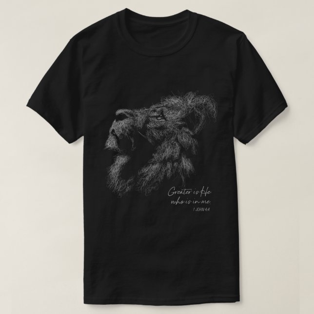T-shirt Lion de Juda Christian (Design devant)