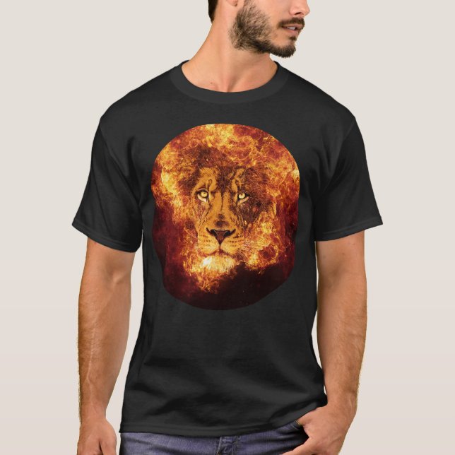 T-shirt Lion de Juda flamboyant (Devant)