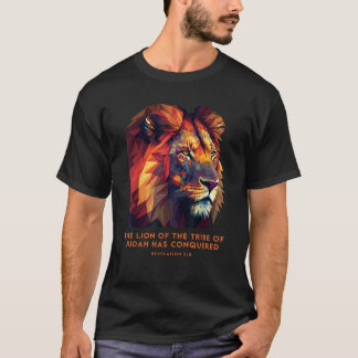 T-shirt Lion de Juda Jésus Révélation Bible Verse Christi