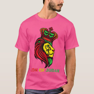 T-shirt Lion De Juda Jésus Rois De La Jungle Lions Leo
