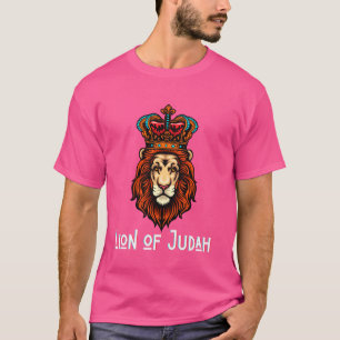 T-shirt Lion De Juda Jésus Rois De La Jungle Lions Leo