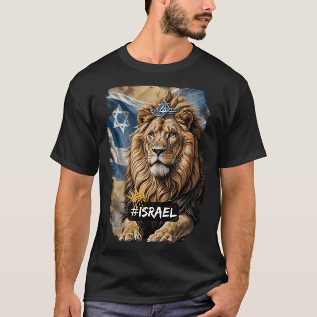 T-shirt lion de judah (Devant)