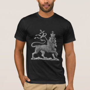 T-shirt Lion de Judah - Jah Armée - Haile Selassie - Chemi