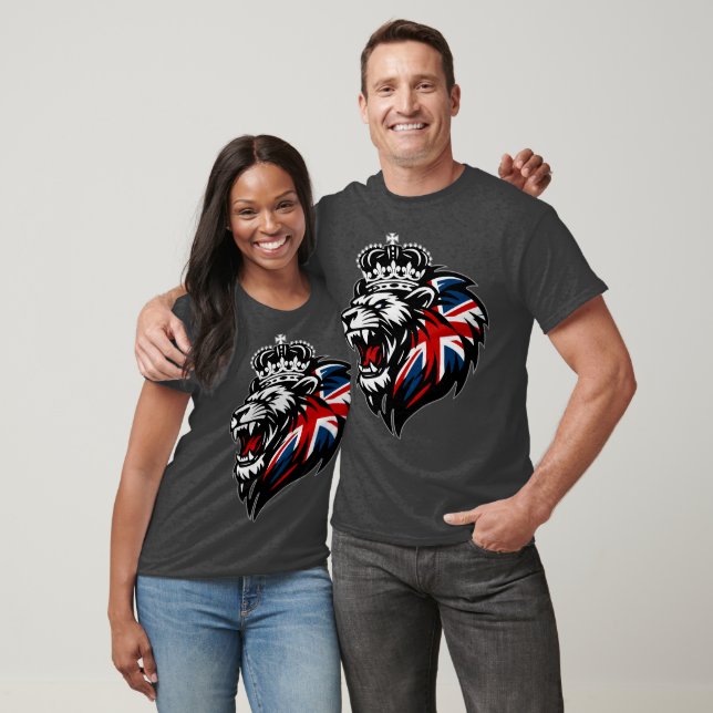 T-shirt Lion de la fierté britannique  (Unisexe)