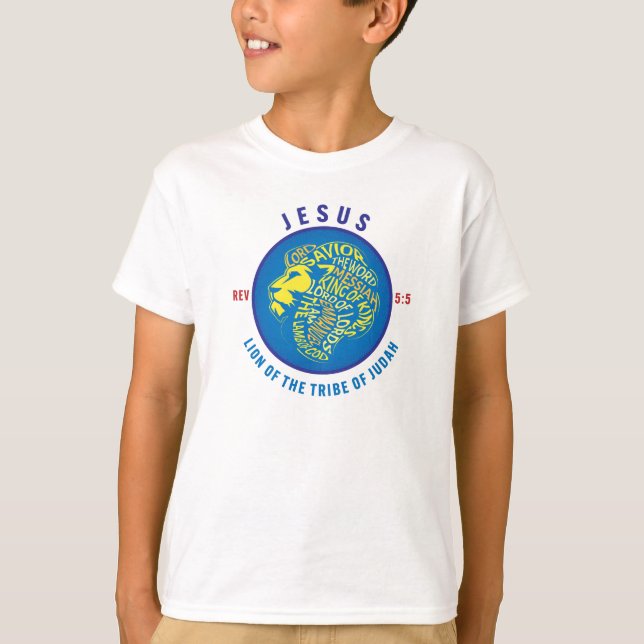 T-shirt Lion de la tribu de Juda (Devant)