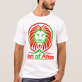 T-shirt lion de l'Atlas Maroc