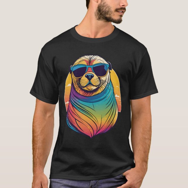 T-shirt Lion de mer (Devant)