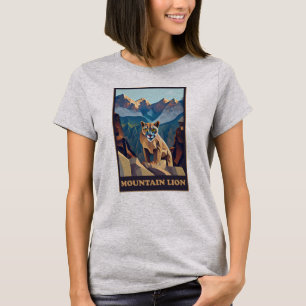 T-shirt Lion de montagne