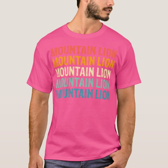 T-shirt Lion de montagne (Devant)