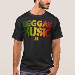 T-shirt Lion De Musique Reggae De Juda Rastafari Rasta Jam