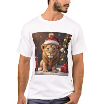 T-shirt Lion de Noël
