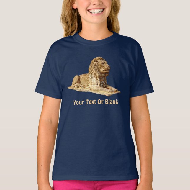 T-shirt Lion de pierre (Devant)