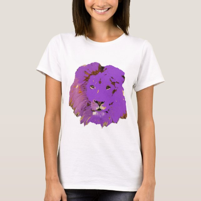 T-SHIRT LION DE PURPLE (Devant)