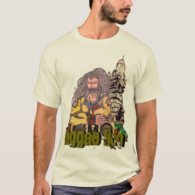 T-shirt LION de reggae (Devant)