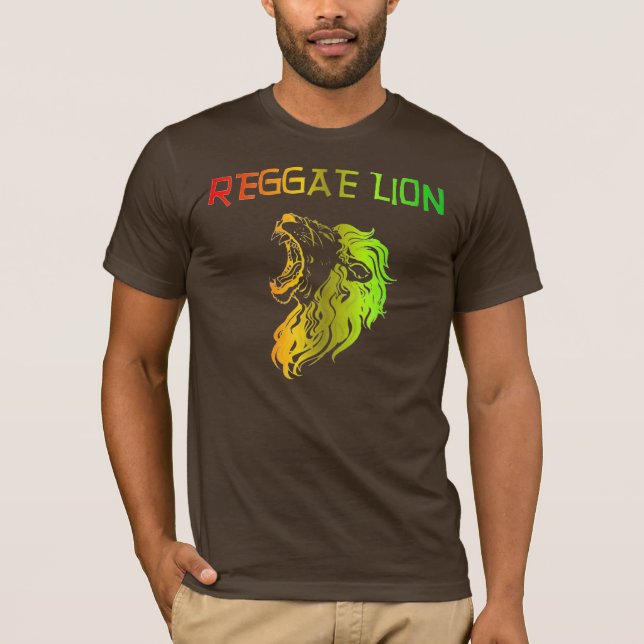 T-shirt Lion de reggae (Devant)