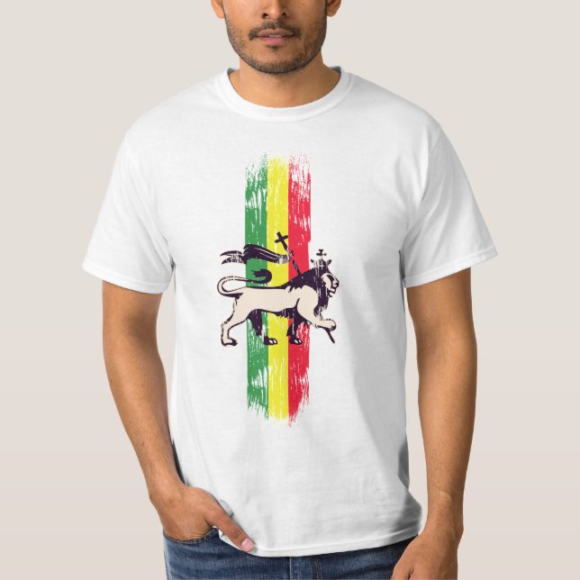 T-shirt Lion de reggae (Devant)