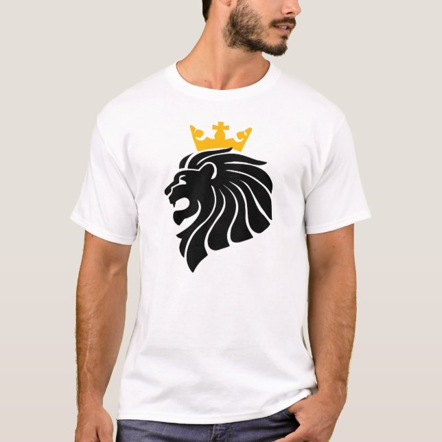 T-shirt lion de roi (Devant)