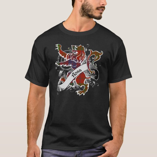 T-shirt Lion de Ross Tartan (Devant)