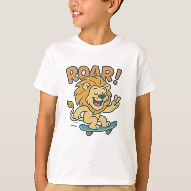 T-shirt Lion de rugissement ! (Devant)