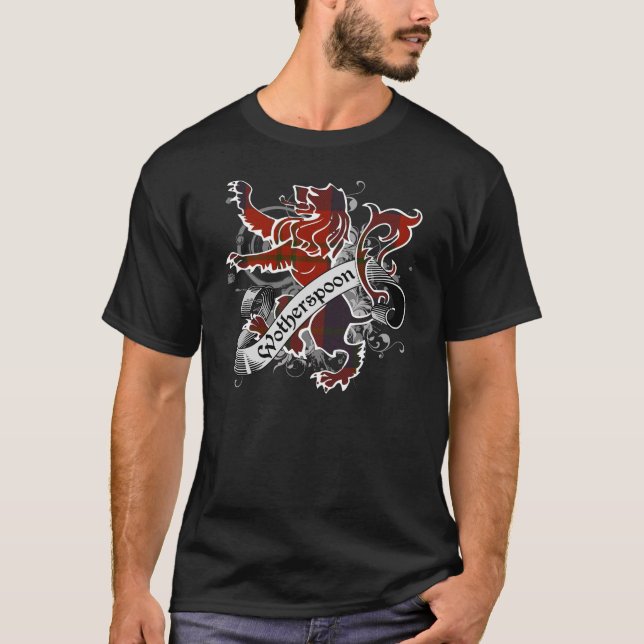 T-shirt Lion de Tartan (Devant)